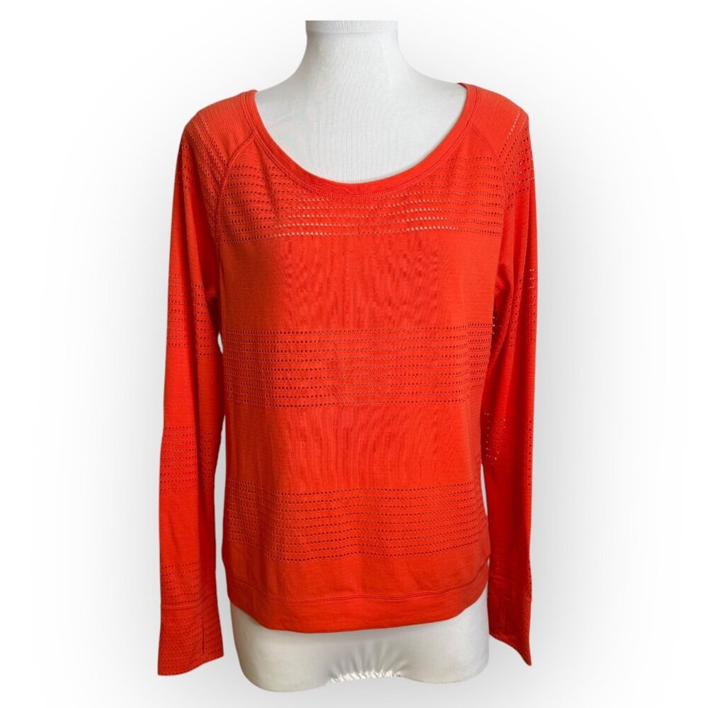 Athleta Limitless Mesh Crew Pullover‎ M